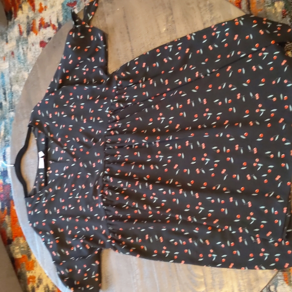 ASOS cherry short sleeve dress - Picture 3 of 4